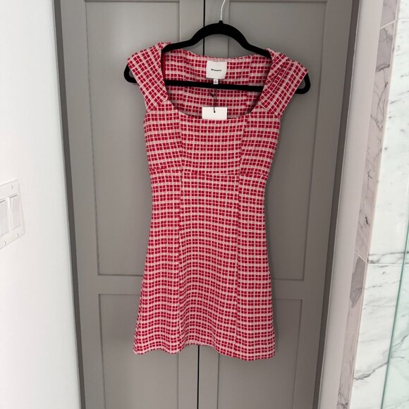 NEW Reformation Xenia Knit Dress Red - Size S - Picture 1 of 4